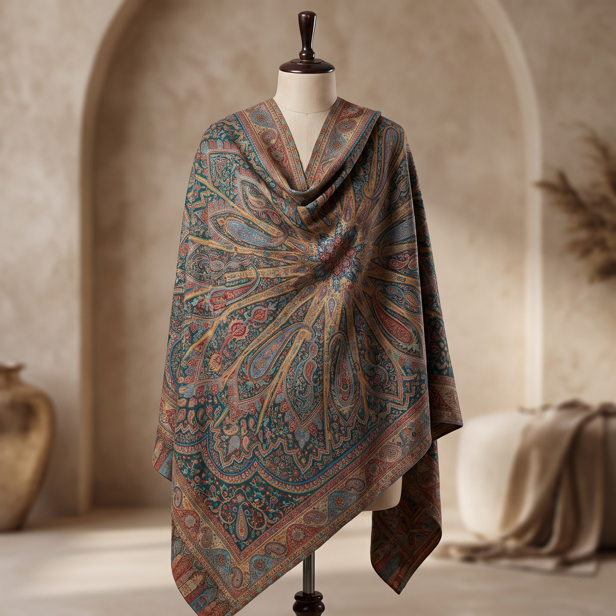 Kani Jamawar Shawl | Fine Wool Mix Kashmiri Shawl | AM SHAWLS