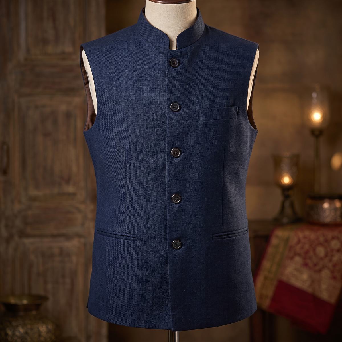 Gents Waistcoat | Premium Traditional Indian Men's Waistcoat | AM SHAWLS | 1425