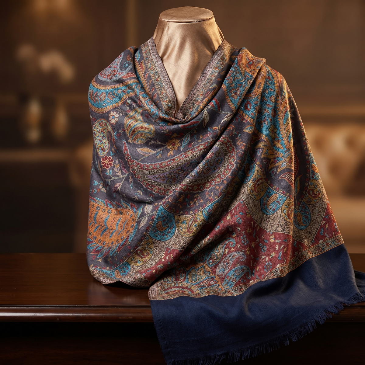 Superfine Jamawar Modal Shawl | Premium Jamawar Modal Shawl | AM SHAWLS | 1701