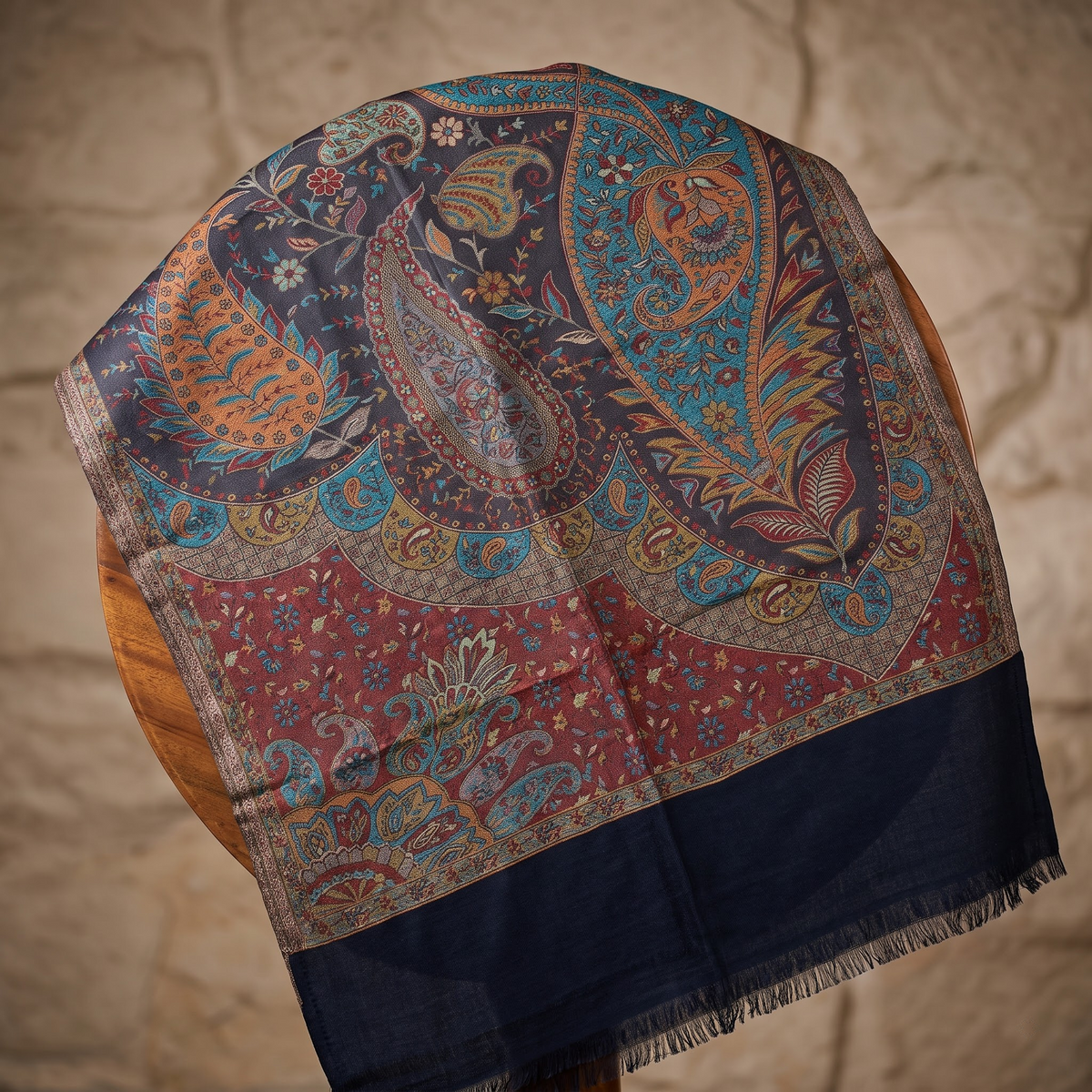 Superfine Jamawar Modal Shawl | Premium Jamawar Modal Shawl | AM SHAWLS | 1701