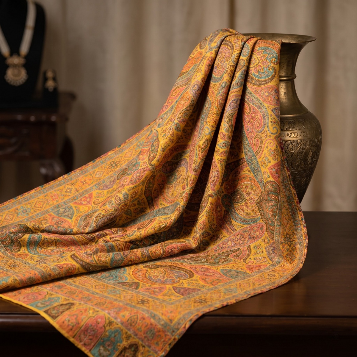 Poly Modal Zari Shawl | Premium Modal Zari Shawl | AM SHAWLS | 0737