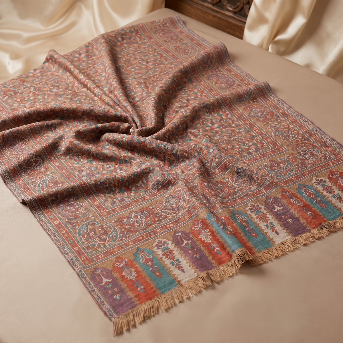 Modal Kani Shawl | Premium Kani Design Modal Shawl | AM SHAWLS | 0721
