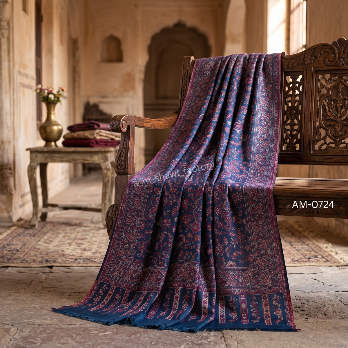 Modal Kani Stole | Premium Kani Design Modal Stole | AM SHAWLS | 0724
