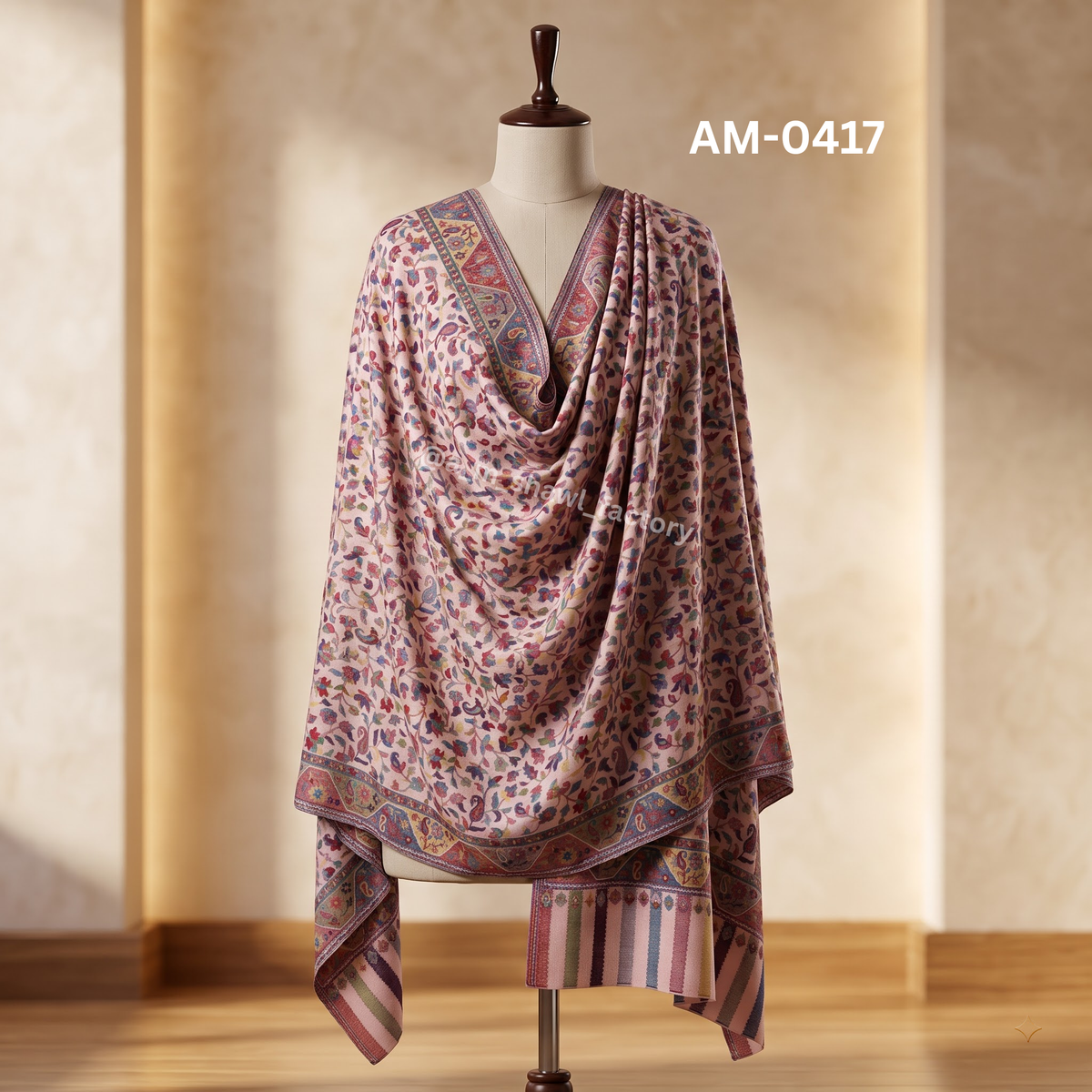 Fine Wool Kani Shawl | Premium Kashmiri Inspired Wool Shawl | AM SHAWLS | 0417