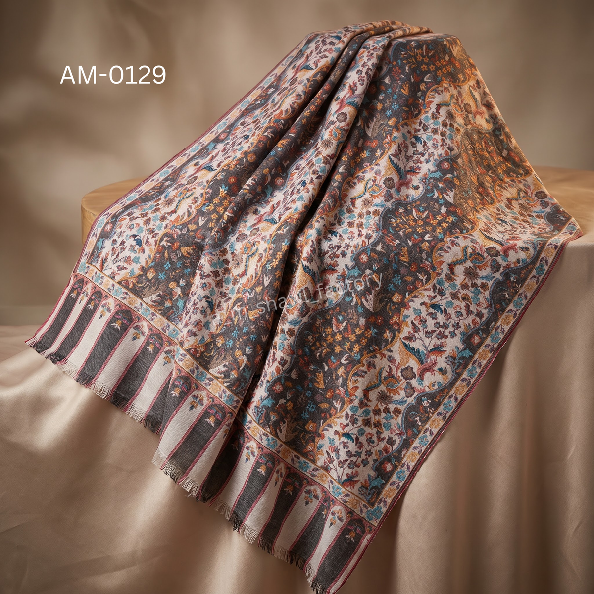 Fine Wool Kani Gents Shawl | Premium Men's Kani Wool Shawl | AM SHAWLS | 0129