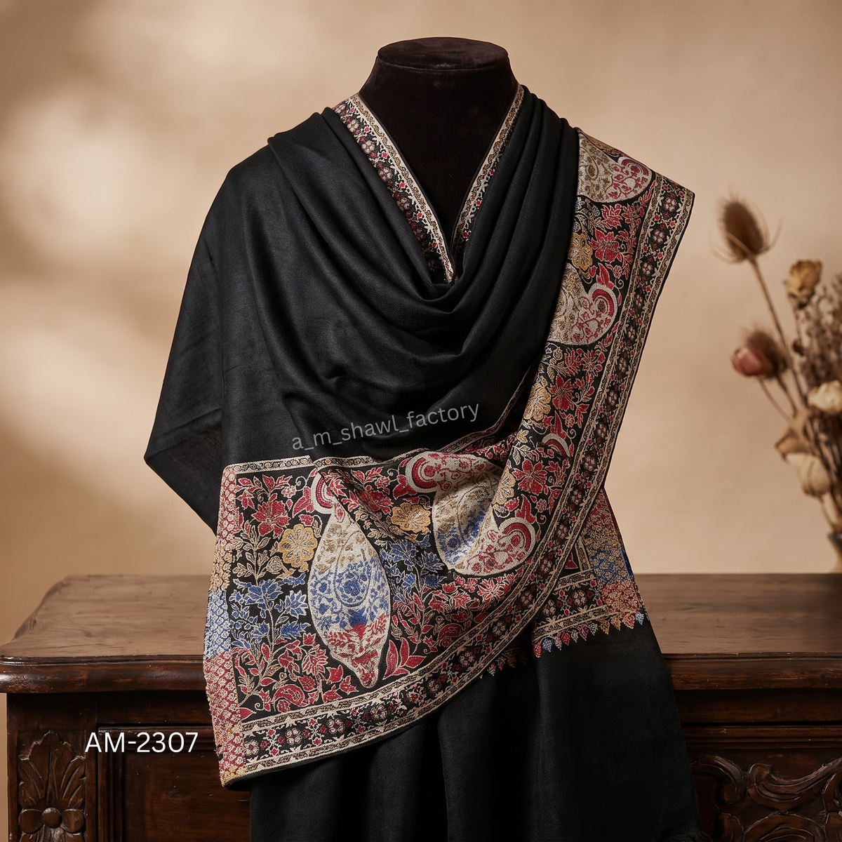 Modal Kani Palla stole | Premium Kashmiri Inspired Modal Shawl | AM Shawls