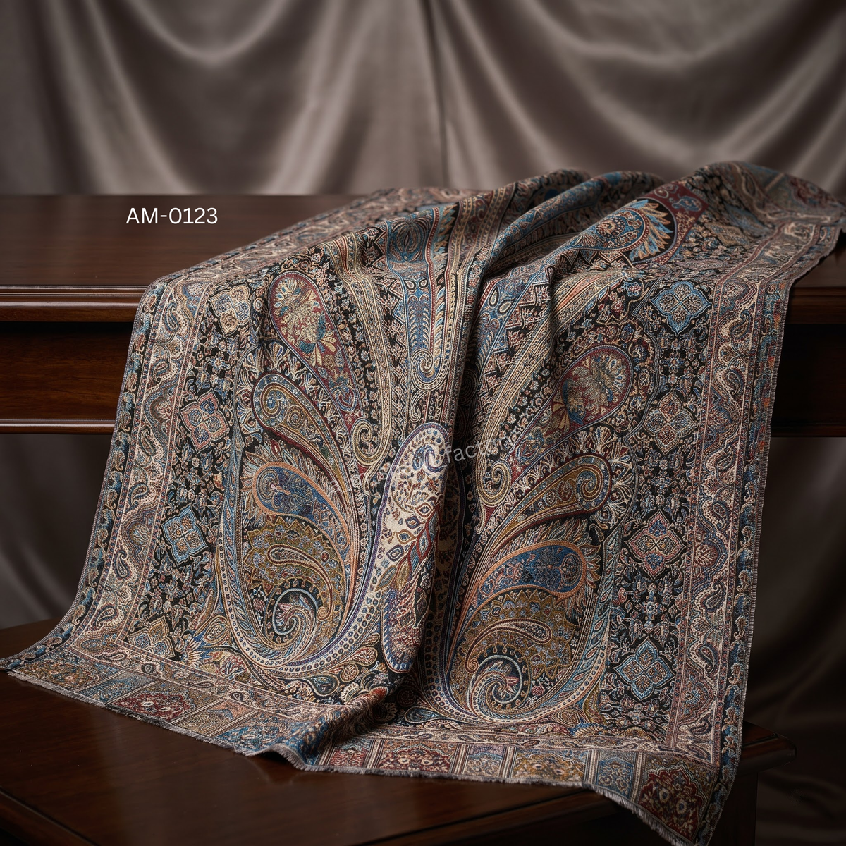 Fine Wool Kani Stole | Premium Kani Design Wool Stole | AM SHAWLS | 0123