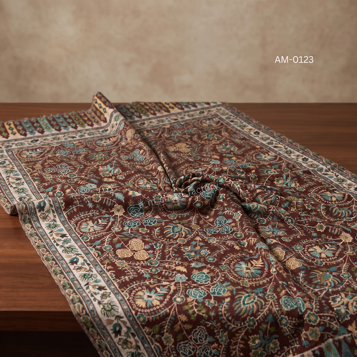 Fine Wool Kani Stole | Premium Kani Design Wool Stole | AM SHAWLS | 0123
